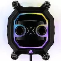 Image of Corsair Hydro X Series XC5 RGB PRO Black CPU Water Block - AM4 / AM5 (CX-9010014-WW)