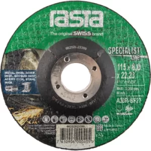 Image of 3112RA 180X6.0X22.2MM Type-27 A30R Grinding Disc