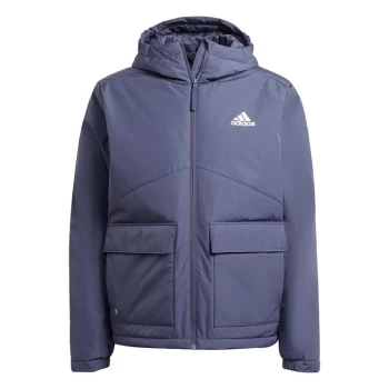 Image of adidas BSC Sturdy Hooded Jacket Mens - Blue