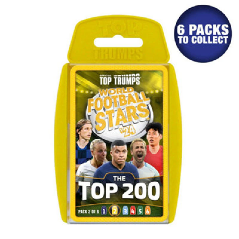 Image of World Football Stars Top 200 Top Trumps Card - Pack 2