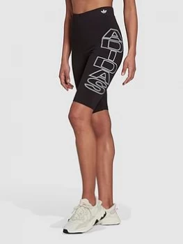 Image of adidas Originals Cycling Shorts - Black, Size 10, Women