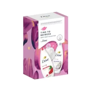 Image of Dove Time To Refresh Giftbox 2 x 225 ml