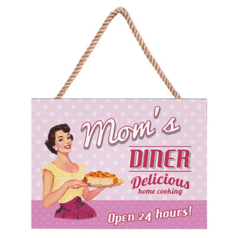 Image of Premier Housewares Doris Plaque Home Wall Decor Pink Pink