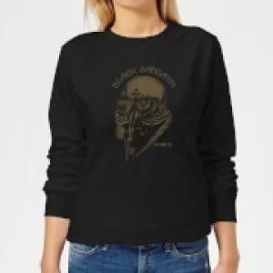 Image of Black Sabbath Never Say Die 78 Womens Sweatshirt - Black