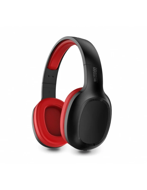 Image of Urban Factory Urban Factory MOVEE: OVER-THE-EAR BlueTOOTH 5.1 RECHARGEABLE HeadSET - BLACK/RED MOV03UF