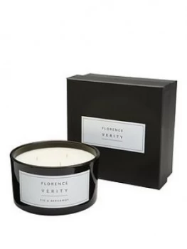 Image of Florence Verity 3 Wick Large Candle Fig & Bergamot