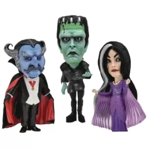 Image of NECA Rob Zombies Munsters Little Big Head Figures 3 Pack