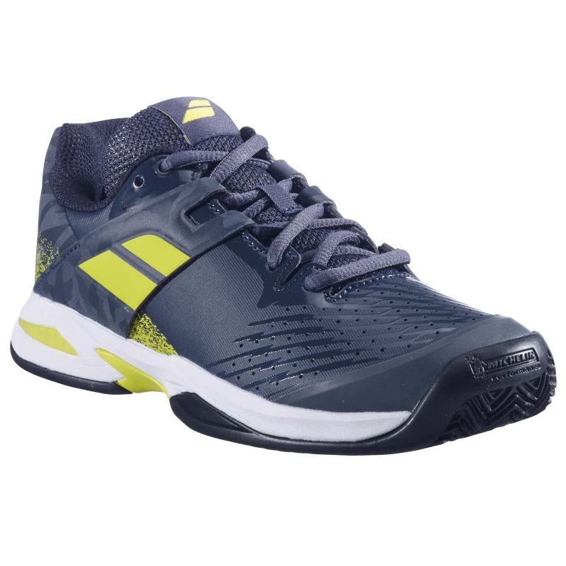 Image of Babolat Propulse Clay Court Shoes Juniors - Grey Grey 3.5