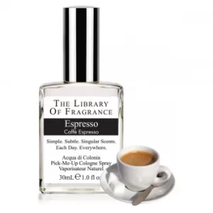 Image of The Library of Fragrance Espresso Eau de Cologne Unisex 30ml