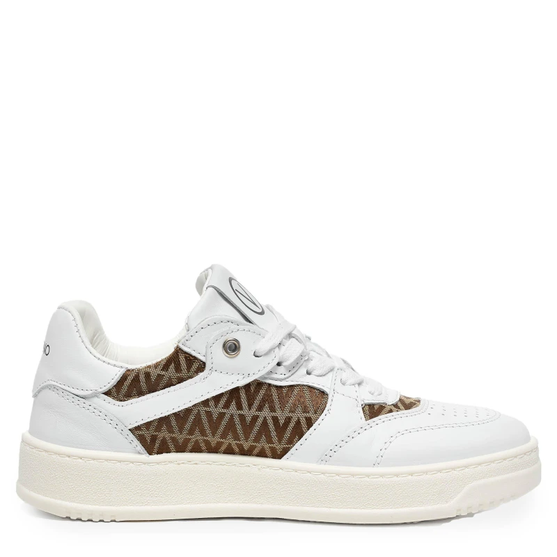 Image of Valentino Womens ValS Plutone Low-Top Trainers White/Beige female 3 (36)