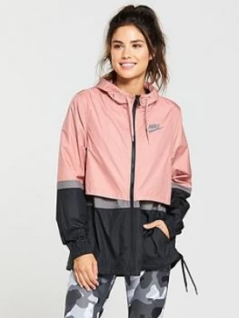 Image of Nike Sportswear Woven Jacket Pink Size S Women