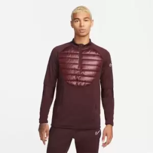 Image of Nike Academy Winter Warrior Drill Top Mens - Purple