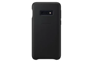 Image of Samsung Black Galaxy S10e Leather Cover