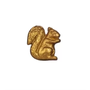 Image of Gold Squirrel Drawer Knob