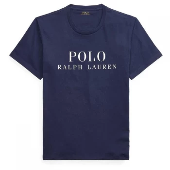 Image of Polo Ralph Lauren Logo Cotton T-Shirt - Cruise Navy
