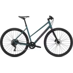 Image of Specialized Sirrus X 2.0 Step Through 2021 Hybrid Bike - Blue