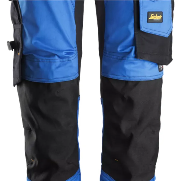 Image of Snickers AllroundWork Stretch Trousers - True Blue/Black - 48