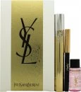 Image of Yves Saint Laurent Cosmetics Gift Set 6.6g Mascara Volume Effet Faux Cils Mascara + 0.8g Dessin Du Regard Eyeliner + 30ml Top Secrets Expert Makeup Re