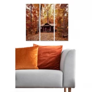 Image of MDF1740686 Multicolor Decorative MDF Painting (3 Pieces)