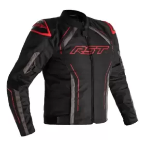 Image of RST S-1 Ce Mens Textile Jacket Black Red Grey 48
