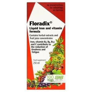 Image of Floradix Liquid Iron and Vitamin Formula 250ml