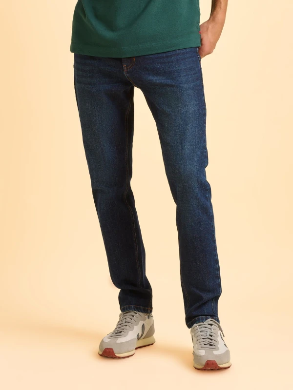 Image of Brakeburn Brakeburn Men Bellingham Denim Trouser in Navy Size: 30 Navy 30 Male 5052414968990