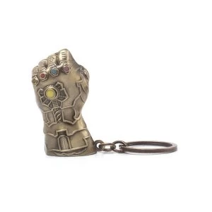 Image of Marvel Comics - Thanos Fist Keyring - Gold