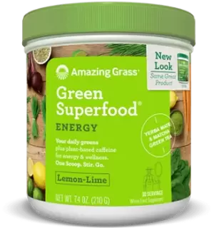 Image of Amazing Grass Green Superfood Energy Lemon Lime 210g