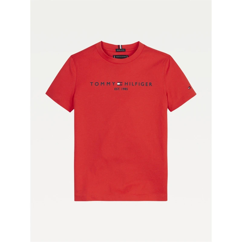Image of Tommy Hilfiger SELINERA boys's Children's T shirt in Red
