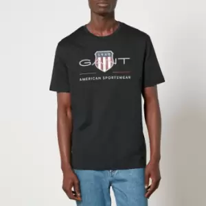 Image of GANT Archive Shield Cotton-Jersey T-Shirt - XXL