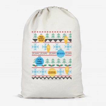 Image of Friends Baubles Cotton Storage Bag - Small