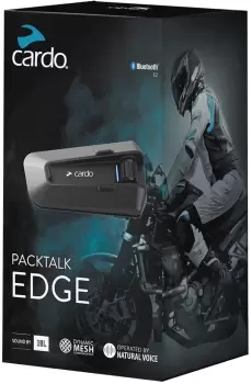 Image of Cardo Packtalk EDGE Duo Communication System Double Pack, black, black, Size One Size