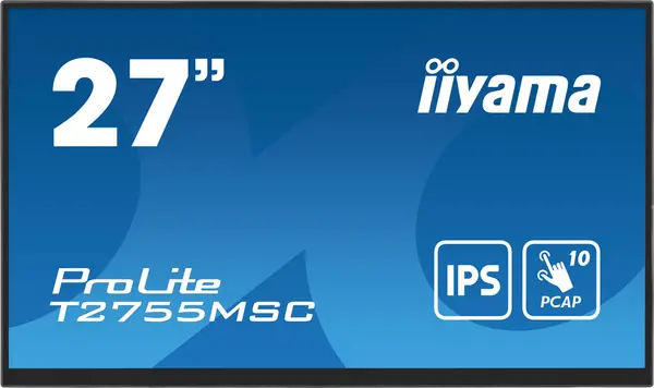 Image of iiyama 27" T2755MSC-B1 Full HD Touch Screen LCD Monitor