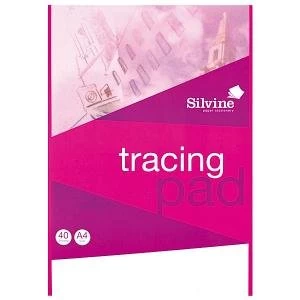 Image of Silvine A4 Tracing Pad Pack of 6