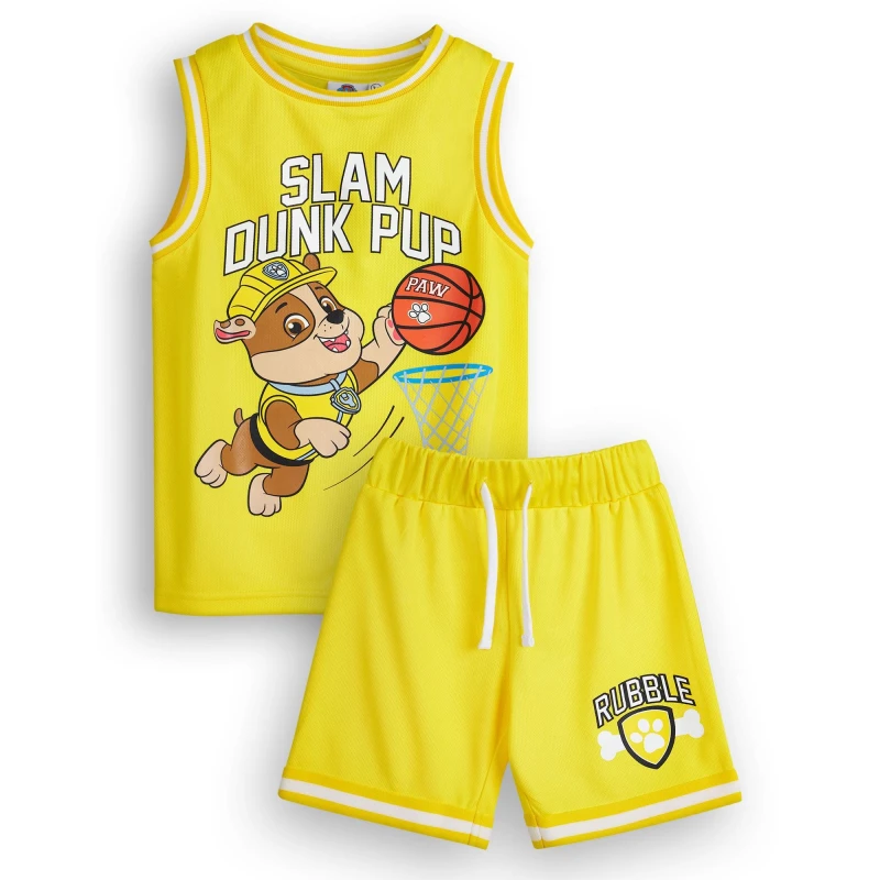 Image of Paw Patrol 2 Piece Basketball Set Yellow
