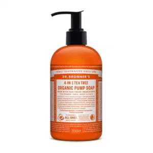 Image of Dr Bronner Dr Bronner Tea Tree Organic Pump Soap 355ml