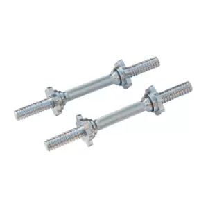 Image of DKN Chromed Solid Dumbbell Bars - Pair