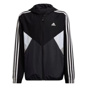 Image of adidas CB Rain Jacket Junior Boys - Grey