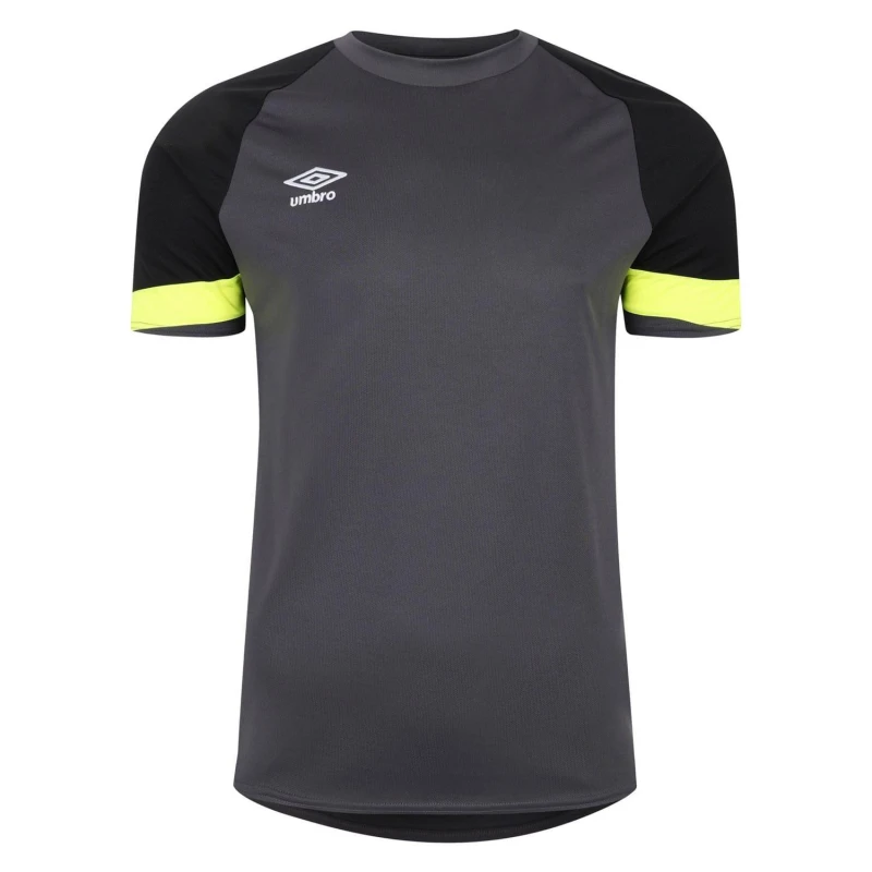 Image of Umbro Short Sleeve Goal Keeper Jersey Black Yellow male S