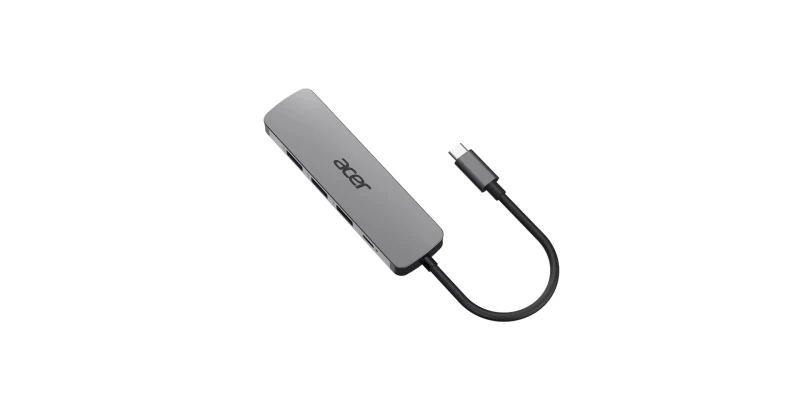 Image of Acer 5in1 Type C Dongle Wired USB 3.2 Gen 1 (3.1 Gen 1) Type-C Silver