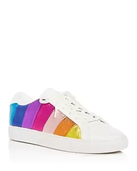 Image of Kurt Geiger Womens Lane Stripe Low-Top Sneakers