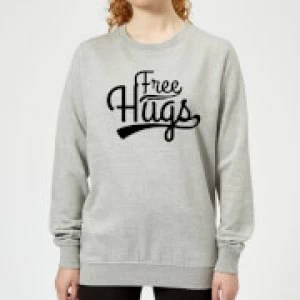 Image of Free Hugs Womens Sweatshirt - Grey - 4XL