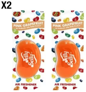 Image of Pink Grapefruit (Pack Of 6) 3D Gel Jelly Belly Air Freshener