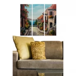 Image of MDF189253508 Multicolor Decorative MDF Painting (3 Pieces)