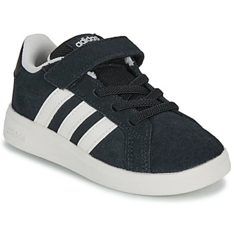 Image of adidas GRAND COURT 00s EL I boys's Children's Shoes (Trainers) in Black