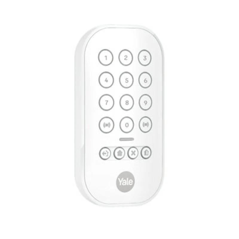 Image of Yale Keypad - Control 4 Security Areas; Panic Button; PIN Security; EXR8YAALKP1AW