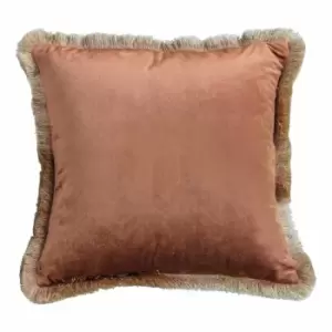 Image of Crossland Grove Ombre Velvet Cushion Burnt Orange 450x450mm