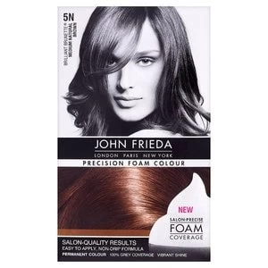 Image of John Frieda Precision Foam Medium Natural Brown 5N Brunette