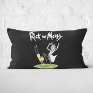 Image of Rick And Morty Portal Rectangular Cushion - 30x50cm - Soft Touch