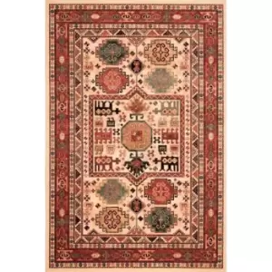 Image of Mastercraft Kashqai 4306/100 Rug - 240x340cm, Wool - Red